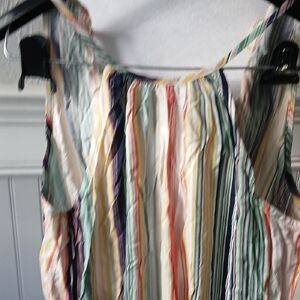 Striped Multicolor Women's Romper